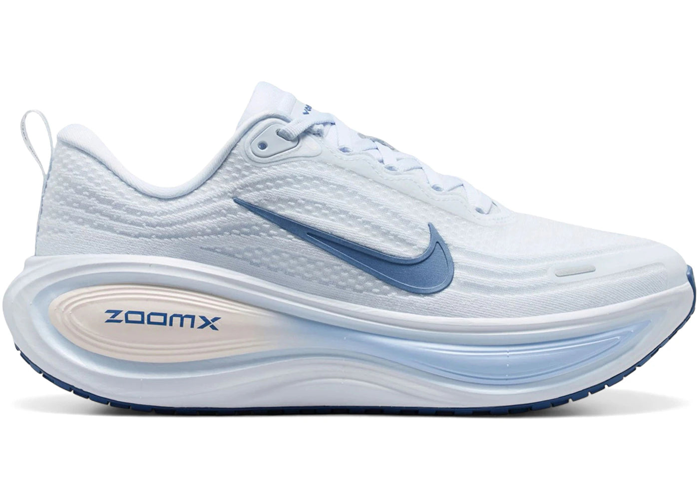 Nike Vomero Plus White Aluminum Mystic Navy (Women's) - vue 360