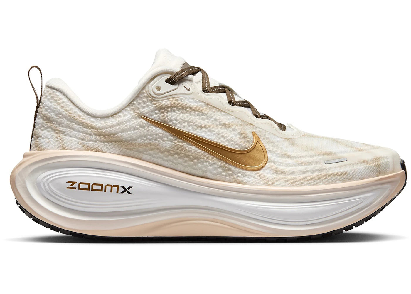 Nike Vomero Plus White Dark Hazel Sanddrift Gold (Women's) - vue 360