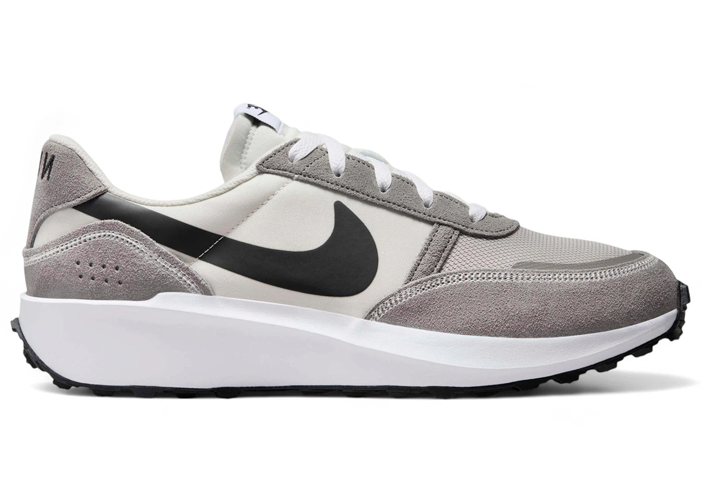 Nike Waffle Nav Phantom Black Flat Pewter White - vue 360