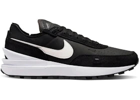 Nike Waffle One Leather Black White - vue 360