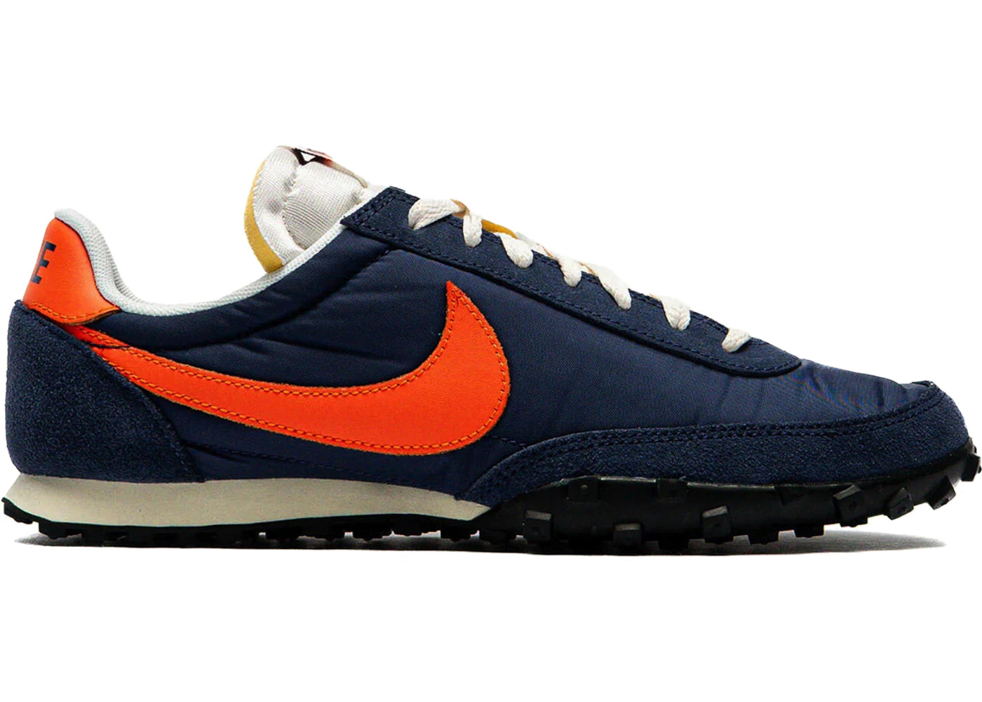 Nike Waffle Racer Midnight Navy Safety Orange - vue 360