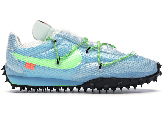 Nike Waffle Racer Off-White Vivid Sky (Women's) sneakers - authentic Nike shoes