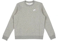 Nike Women's Club Fleece Crewneck Dark Grey Heather