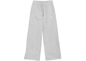 Nike Women's Phoenix Fleece High Waisted Wide Leg Sweatpants Dark Grey Heather