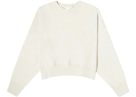 Nike Women's Phoenix Fleece Oversized Crew Sweatshirt Light Orewood Brown/Sail
