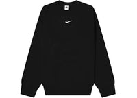 Nike Women's Phoenix Fleece Oversized Crewneck Sweatshirt Black