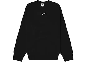 Nike Women's Phoenix Fleece Oversized Crewneck Sweatshirt Black