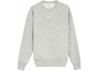 Nike Women's Phoenix Fleece Oversized Crewneck Sweatshirt Grey