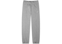 Nike Women's Sportswear Collection Essential Fleece Trousers Dark Grey Heather/White