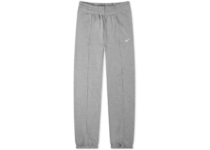 Nike Women's Sportswear Collection Essential Fleece Trousers Dark Grey Heather/White - product view 2