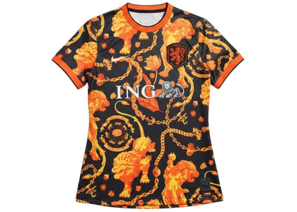 Nike Women's x Patta Netherlands Academy Pro Lion Jersey Black/Orange - authentic Nike apparel