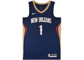 Nike Zion Williamson Pelicans Icon Edition Jersey College Navy - vue 360