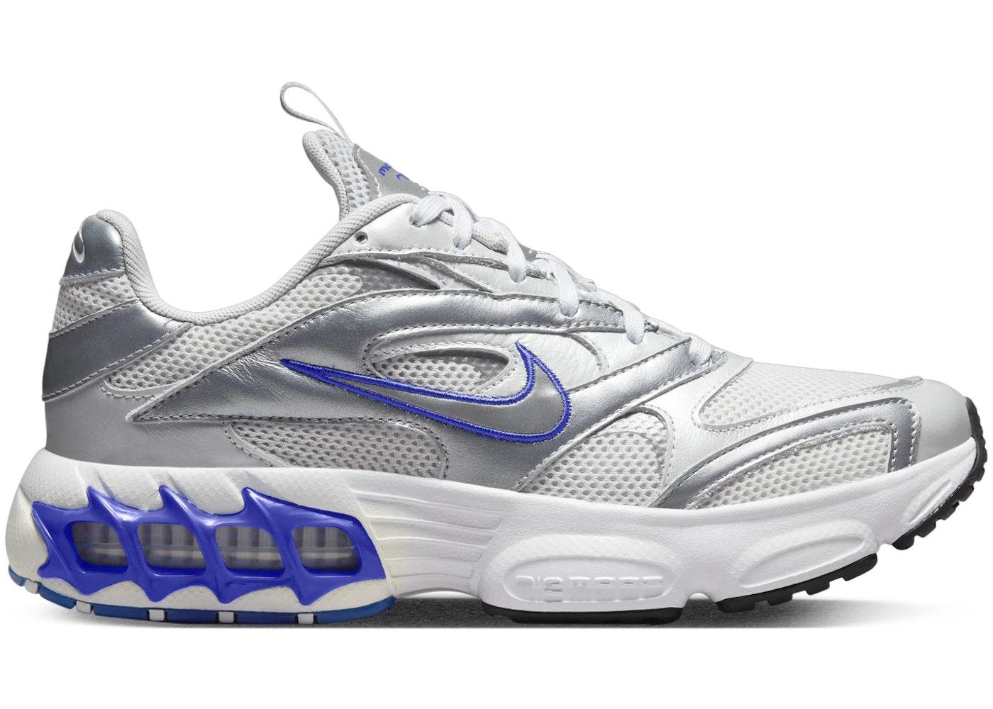 Nike Zoom Air Fire Metallic Silver Blue (Women's) - vue 360