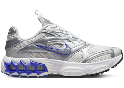Nike Zoom Air Fire Metallic Silver Blue (Women's) - authentic Nike sneakers