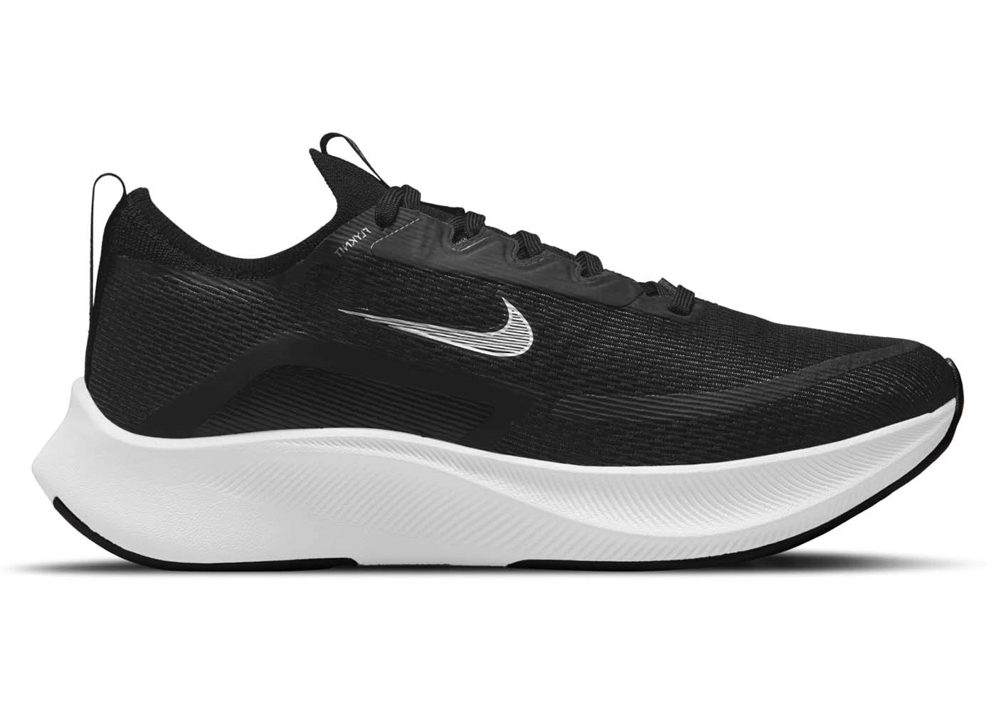 Nike Zoom Fly 4 Black White (Women's) - vue secondaire A