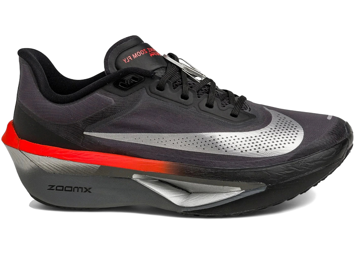 Nike Zoom Fly 6 Black Metallic Silver Crimson - vue 360