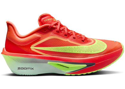 Nike Zoom Fly 6 Bright Crimson Lime Blast (Women's) - authentic Nike sneakers