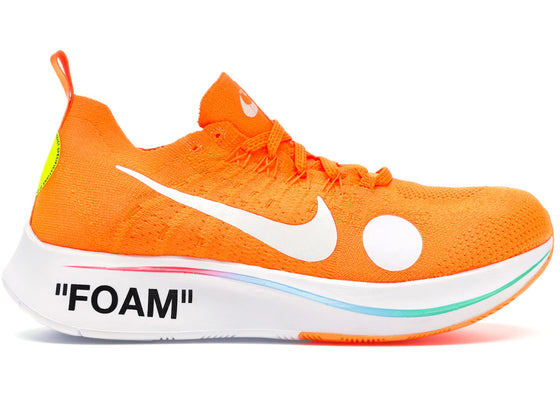 Nike Zoom Fly Mercurial Off-White Total Orange sneakers - authentic streetwear shoes