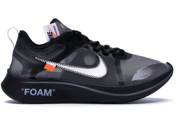 Nike Zoom Fly Off-White Black Silver sneakers - authentic Nike shoes
