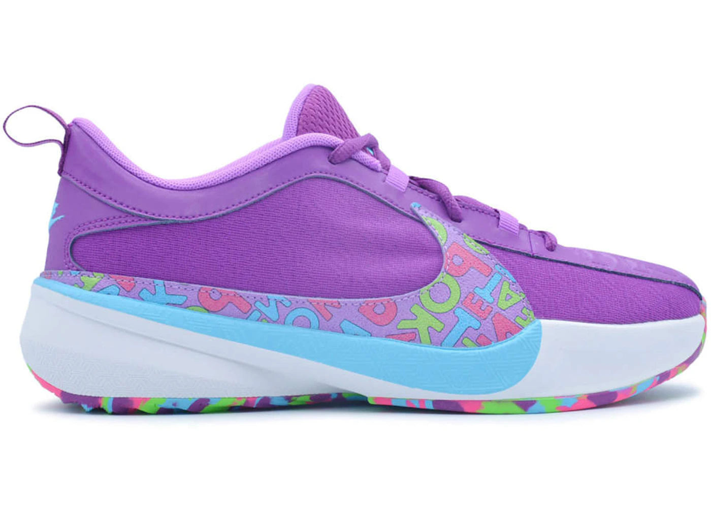 Nike Zoom Freak 5 Alphabet Bros (GS) - vue 360
