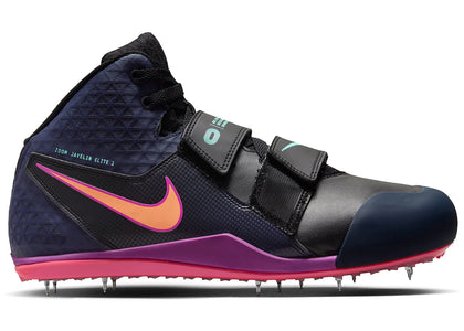 Nike Zoom Javelin Elite 3 Black Obsidian Orange Pulse - authentic Nike sneakers