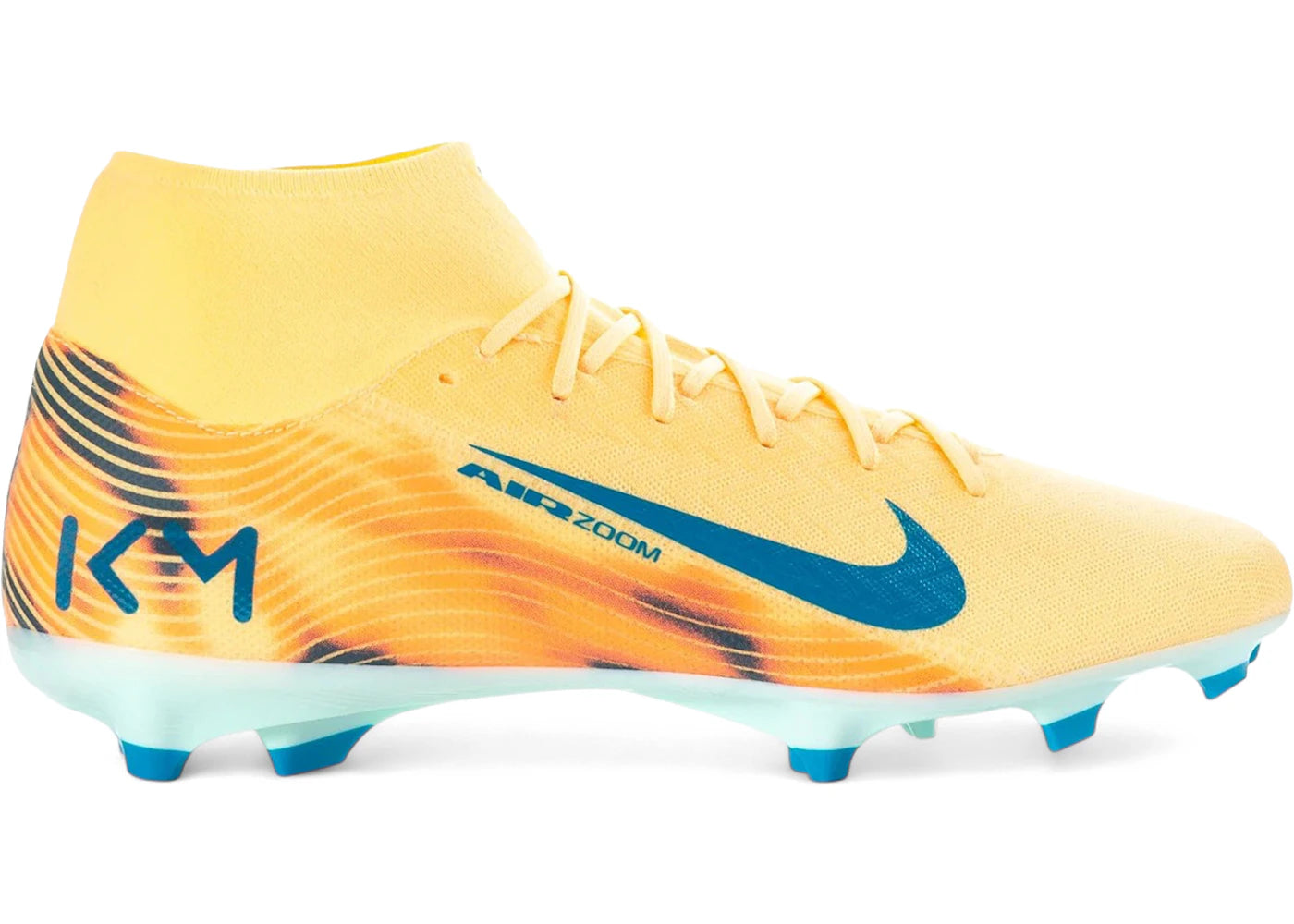 Nike Zoom Mercurial Superfly 10 Academy FG/MG Kylian Mbappé Melon Tint - vue 360