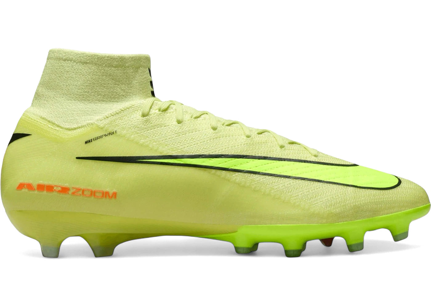 Nike Zoom Mercurial Superfly 10 Elite AG-Pro Limelight Hyper Crimson - vue 360