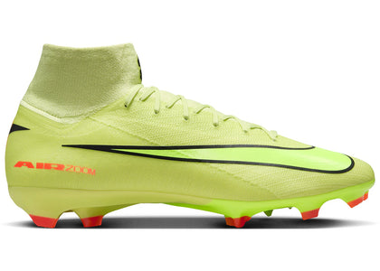 Nike Zoom Mercurial Superfly 10 Pro FG Limelight Hyper Crimson Volt - authentic Nike sneakers