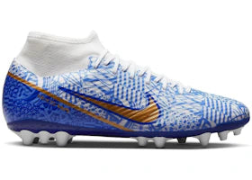 Nike Zoom Mercurial Superfly 9 Academy CR7 AG Azulejo - vue 360