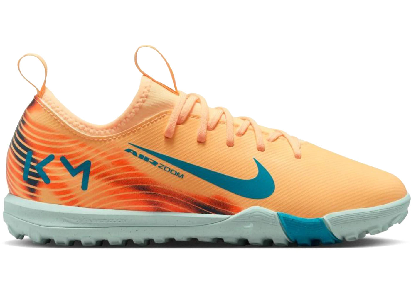 Nike Zoom Mercurial Vapor 16 Academy TF Kylian Mbappé Melon Tint (GS) - vue 360