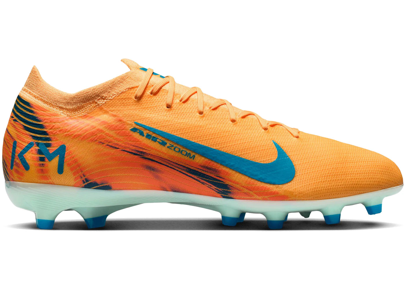 Nike Zoom Mercurial Vapor 16 Pro AG-Pro Kylian Mbappé Melon Tint - vue 360