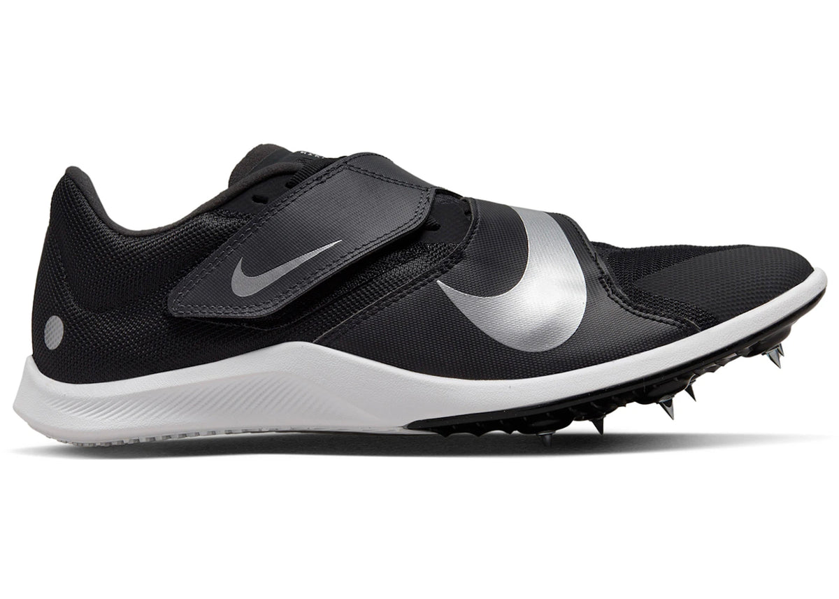 Nike Zoom Rival Jump Black Dark Smoke Grey Light Smoke Grey Metallic Silver - vue 360