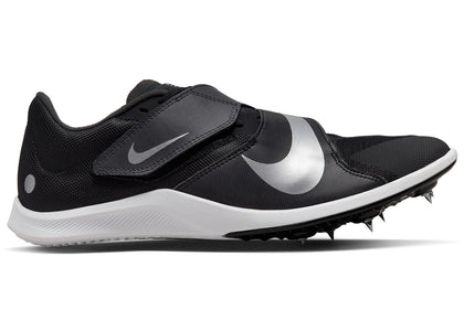 Nike Zoom Rival Jump Black Dark Smoke Grey Light Smoke Grey Metallic Silver - sneakers view 2