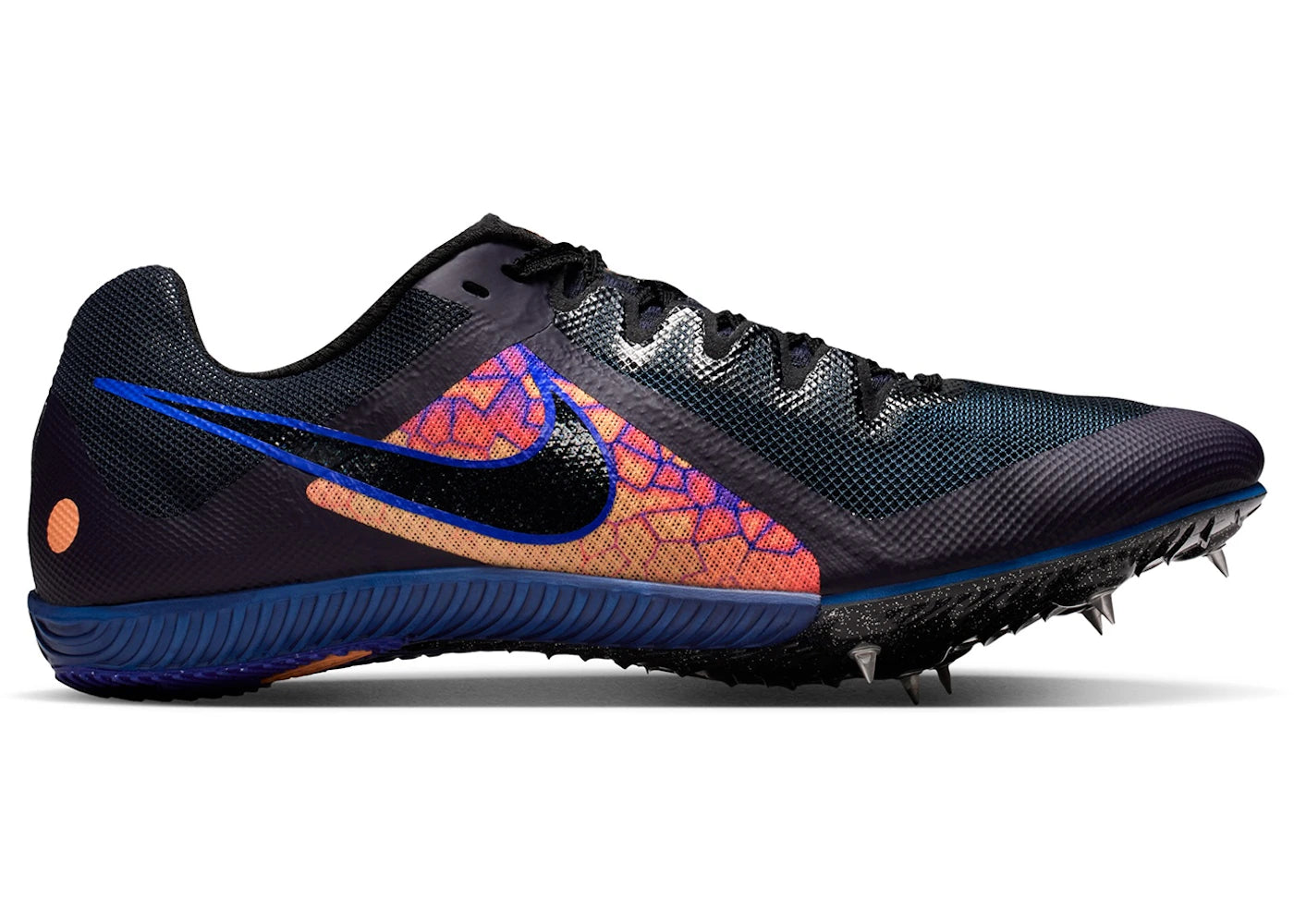 Nike Zoom Rival Multi Glam Dark Obsidian Orange Pulse - vue 360