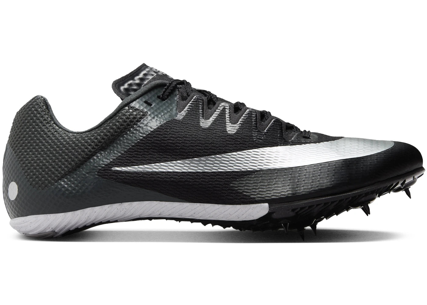 Nike Zoom Rival Sprint Black Metallic Silver - vue 360