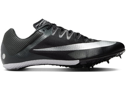 Nike Zoom Rival Sprint Black Metallic Silver - authentic Nike sneakers