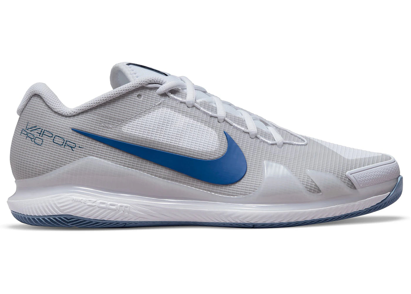 Nike Zoom Vapor Pro HC White Mystic Navy - vue 360
