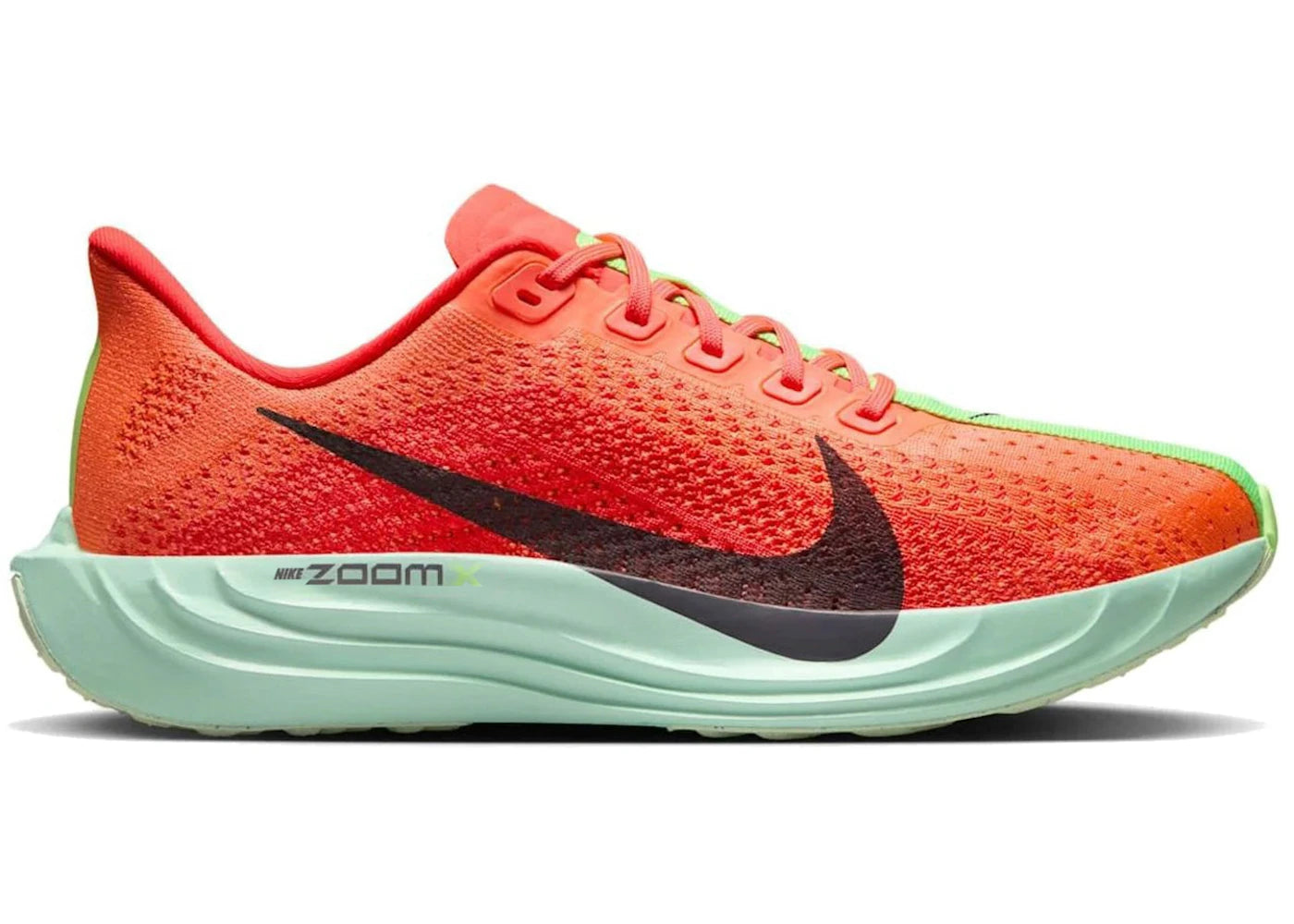 Nike ZoomX Pegasus Plus Bright Crimson Lime Blast (Women's) - vue 360