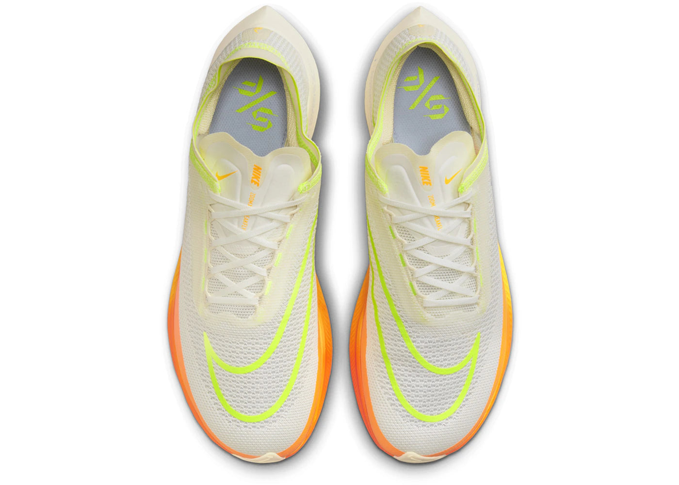 Nike ZoomX Streakfly Sail Cobalt Bliss Total Orange - vue secondaire B