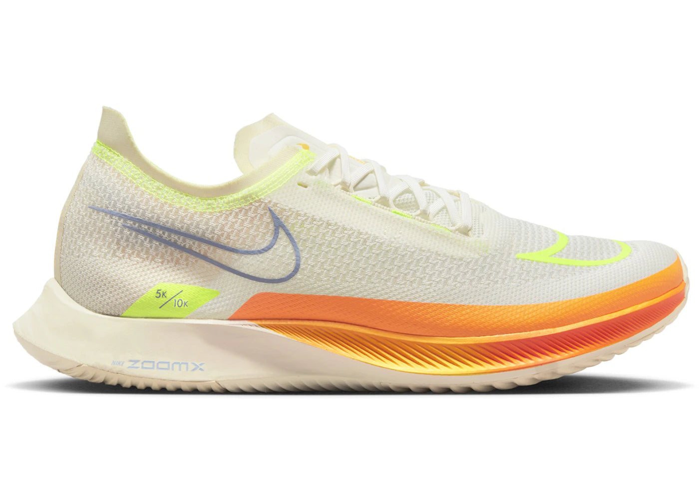 Nike ZoomX Streakfly Sail Cobalt Bliss Total Orange - vue 360