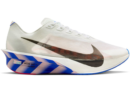 Nike ZoomX Vaporfly Next% 4 CM White Racer Blue - authentic Nike sneakers