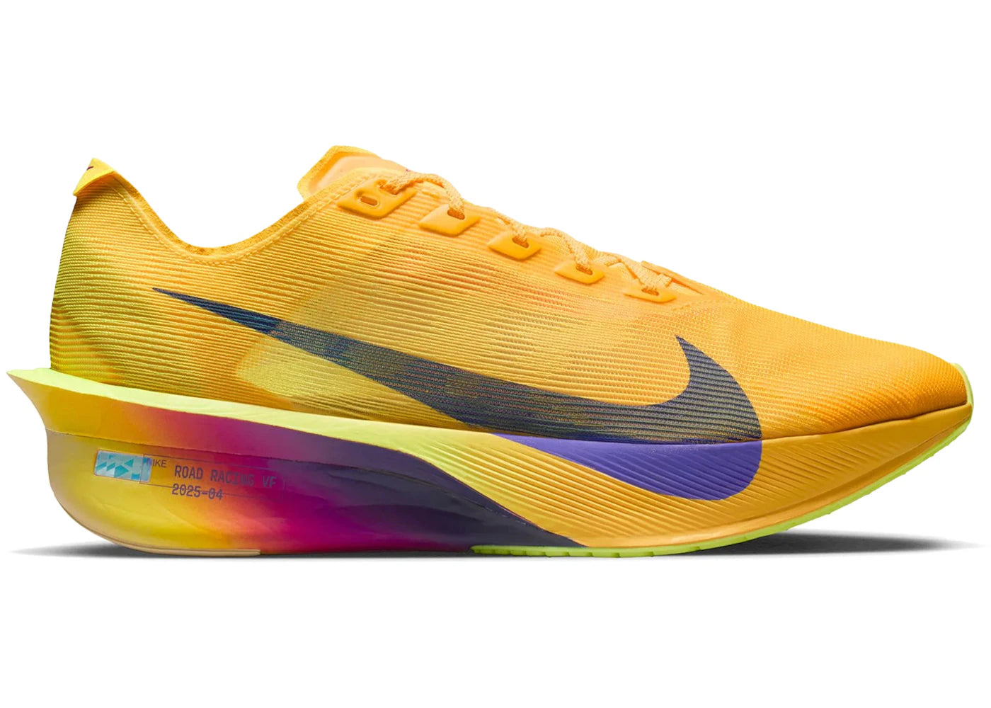 Nike ZoomX Vaporfly Next% 4 Citron Pulse Indigo Burst - vue 360