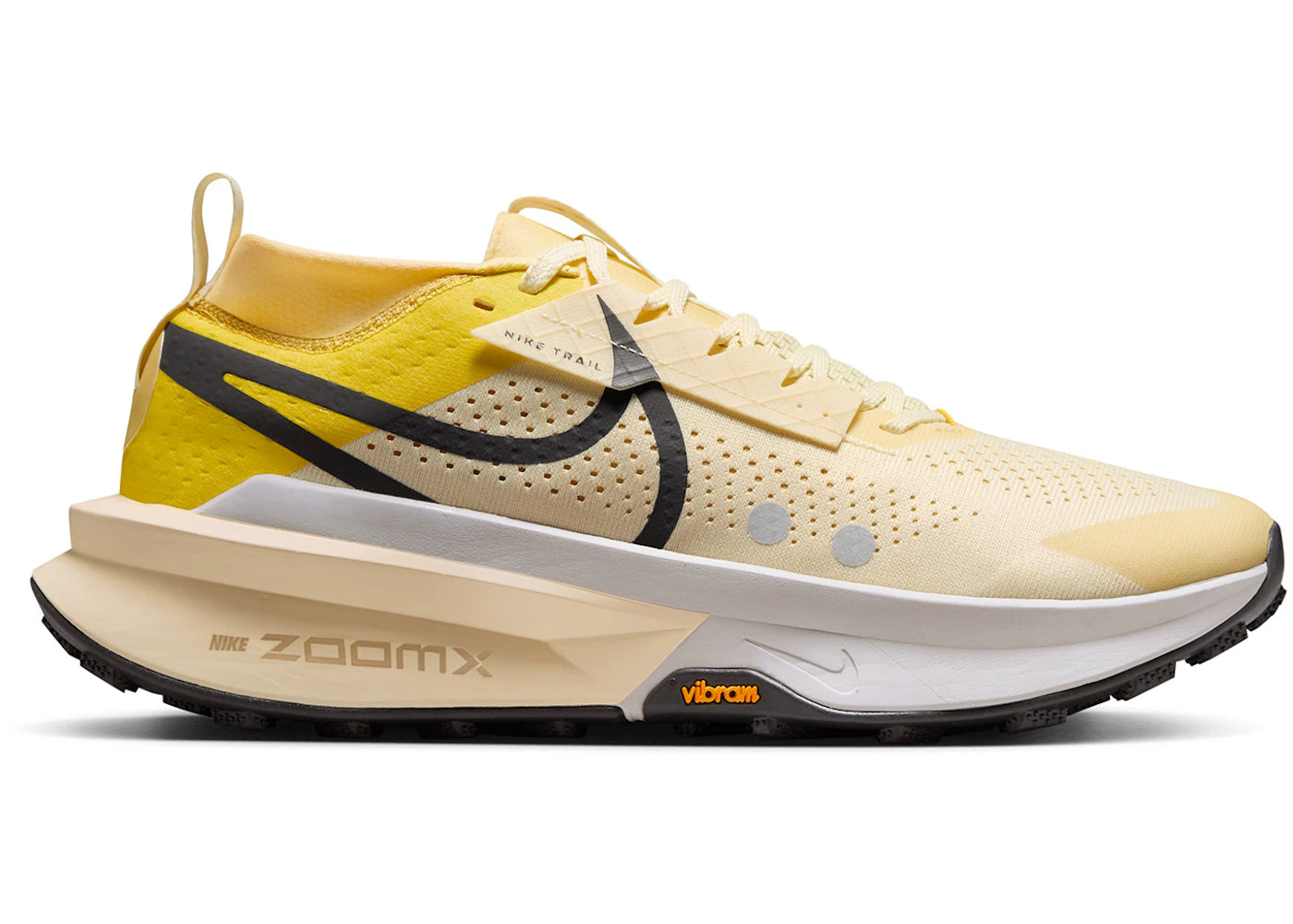 Nike ZoomX Zegama 2 Alabaster Lightning Saturn Gold Medium Ash - vue 360