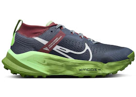 Nike ZoomX Zegama Thunder Blue Chlorophyll Dark Team Red Summit White (Women's) - vue 360