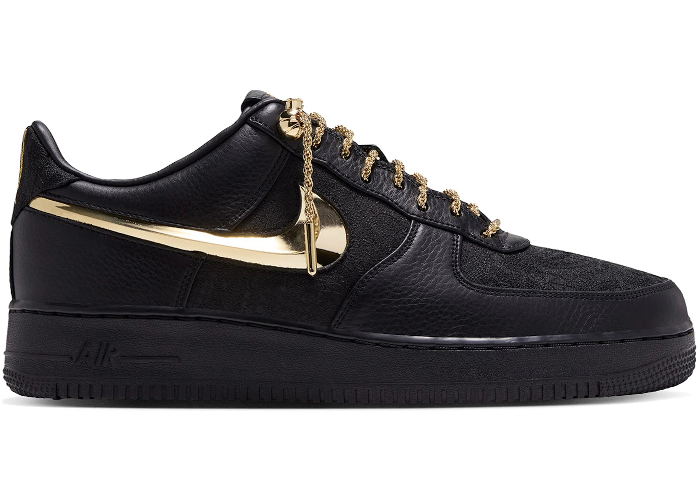 Nike Air Force 1 Low Victor Solomon ASW Black - vue 360