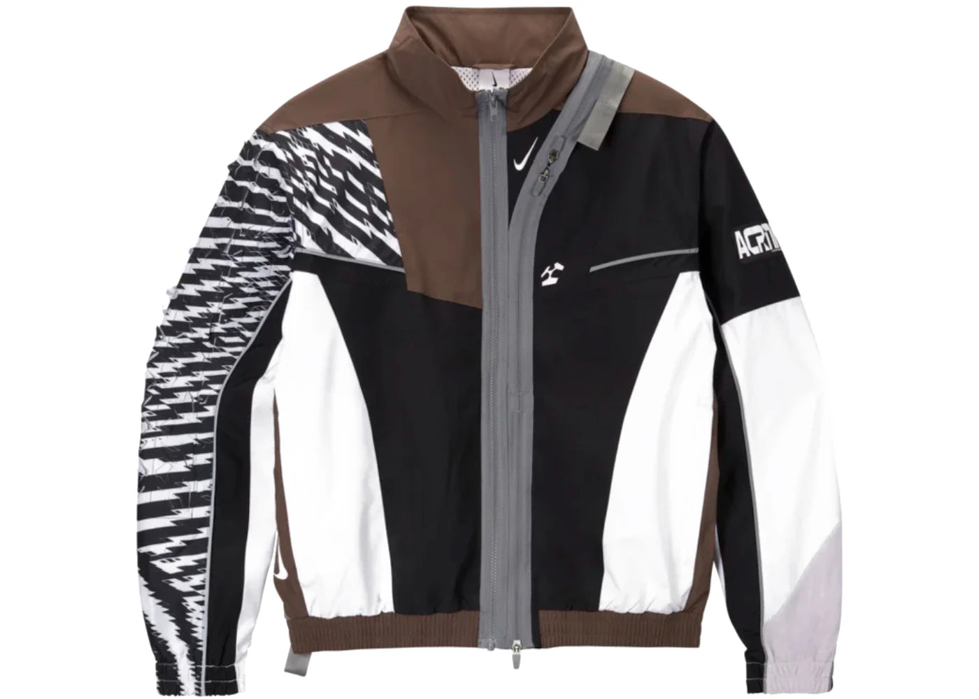Nike x Acronym Woven Jacket Brown - vue secondaire A