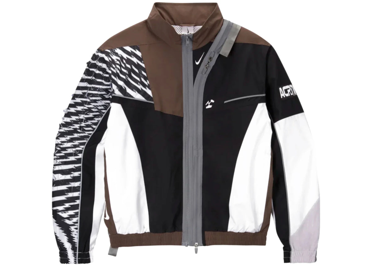 Nike x Acronym Woven Jacket Brown - vue 360