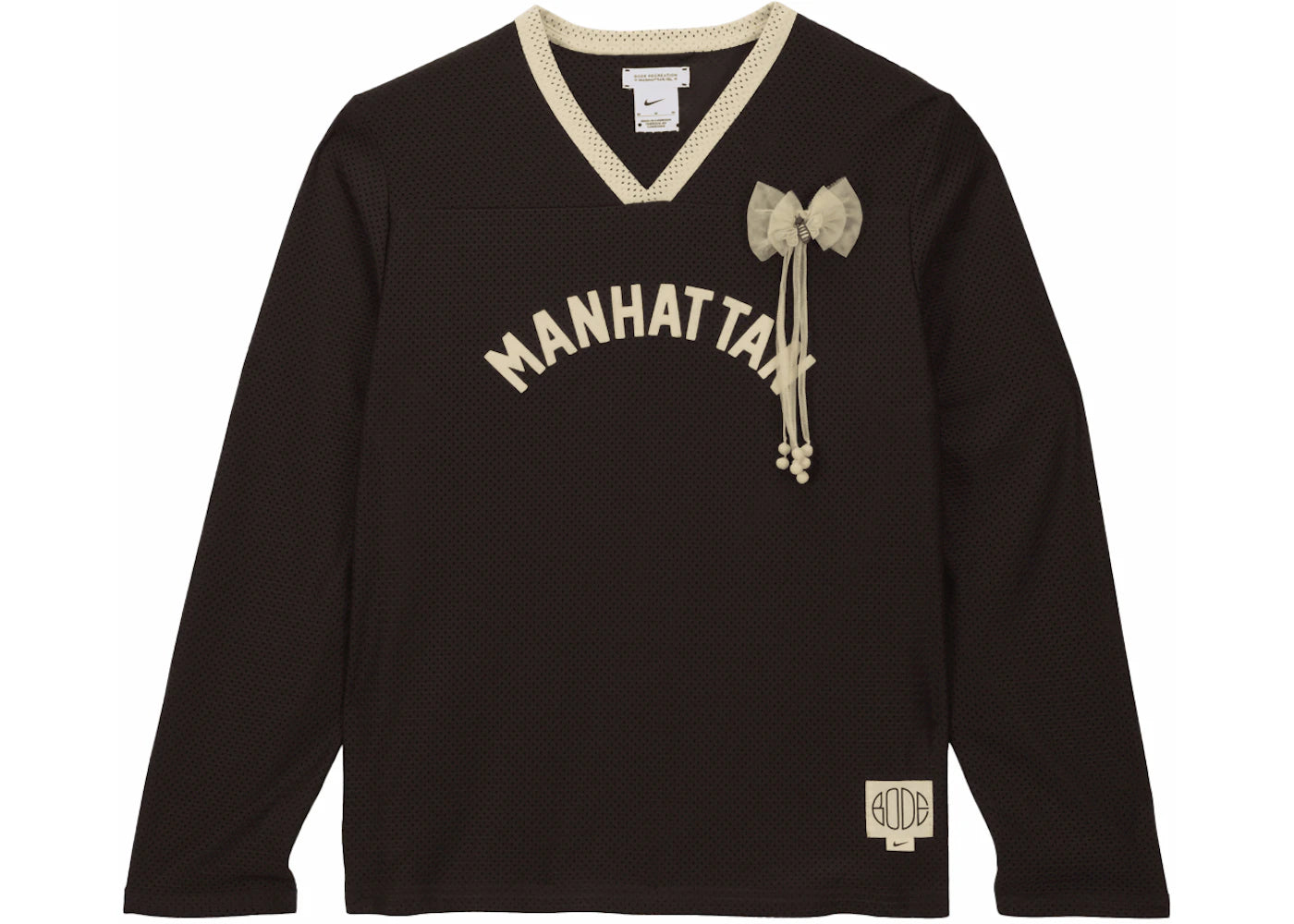 Nike x BODE Mesh Jersey Brown/Cream - vue secondaire A
