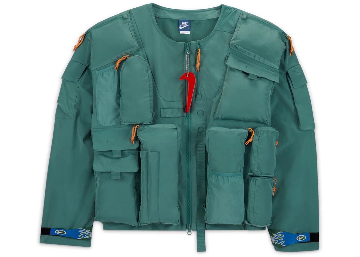 Nike x Cactus Plant Flea Market Fisherman Jacket Green - vue secondaire A