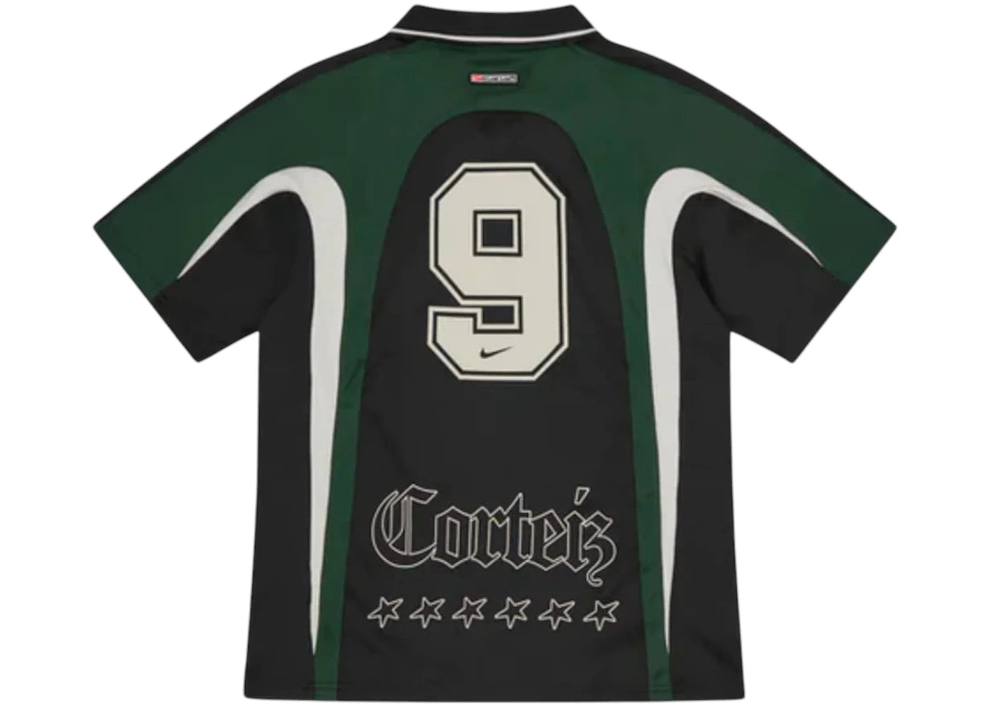 Nike x Corteiz NRG Jersey Black/Forest Green - vue secondaire B